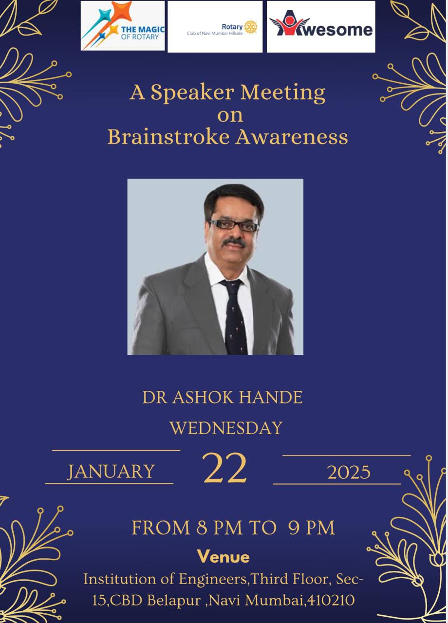 Brainstroke Awareness Session at Rotary Club Belapur
